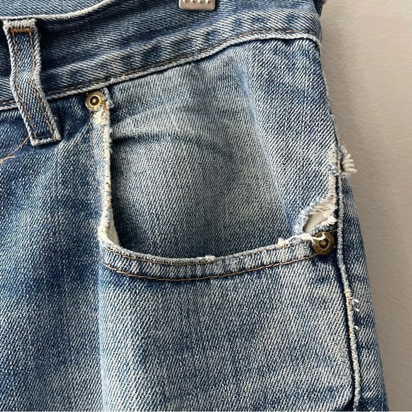 [34] Vintage Red Label Tommy Hilfiger Straight Leg Medium Wash Relaxed Jean - Picture 5 of 15